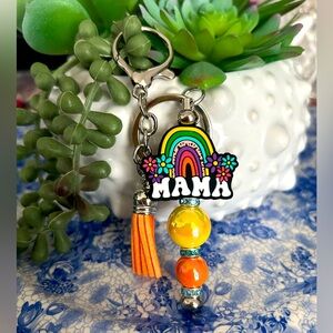 Mama bag charm key chain